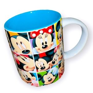 Disney Mickey & Minnie Mouse Photo Booth squares Coffee Mug Jerry Leigh Cup